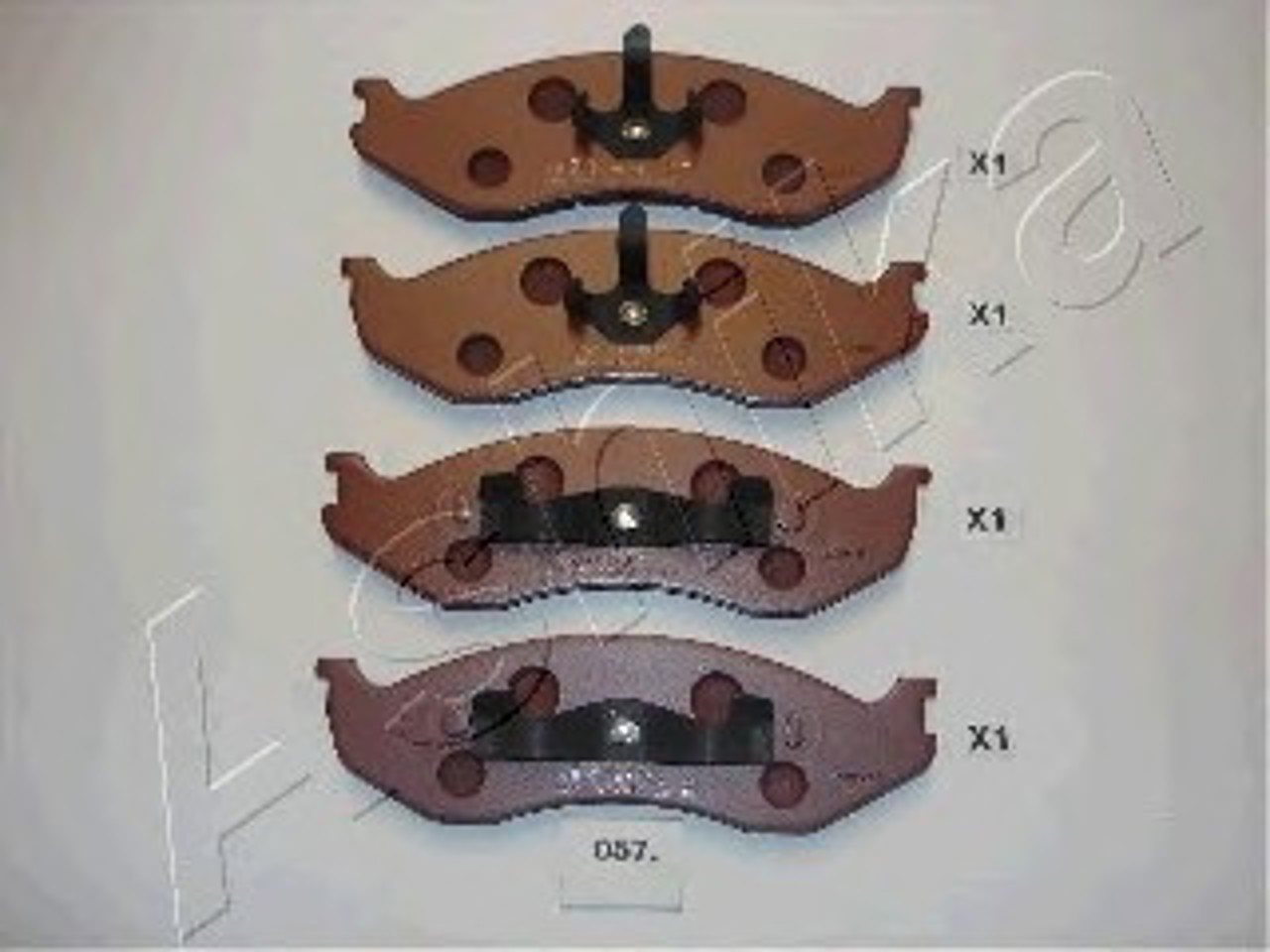 Колодки тормозные дисковые ASHIKA 50-00-057