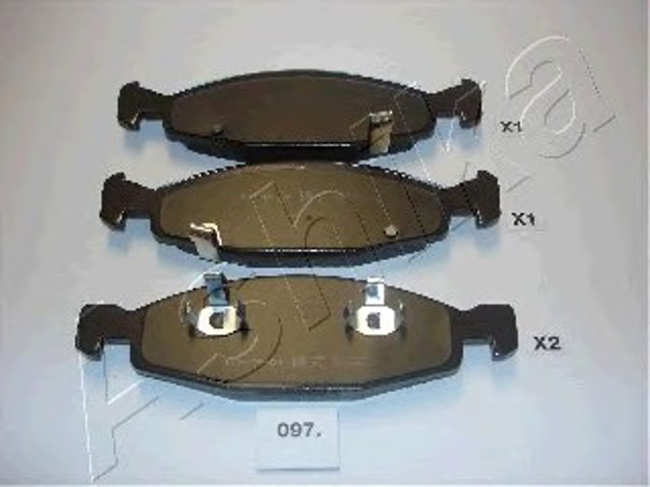 Колодки тормозные дисковые ASHIKA 50-00-097