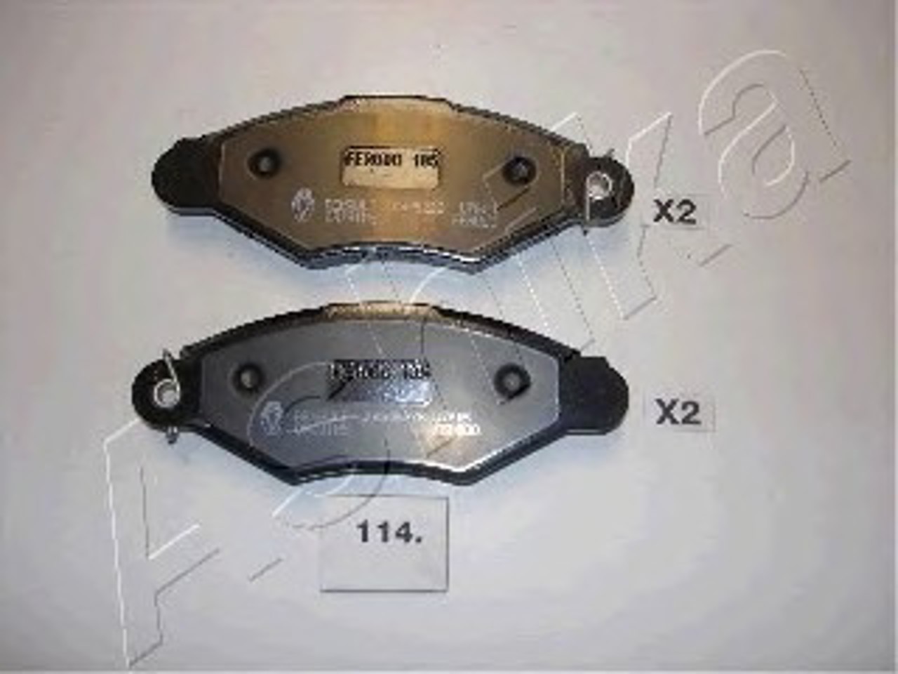 Колодки тормозные дисковые ASHIKA 50-01-114