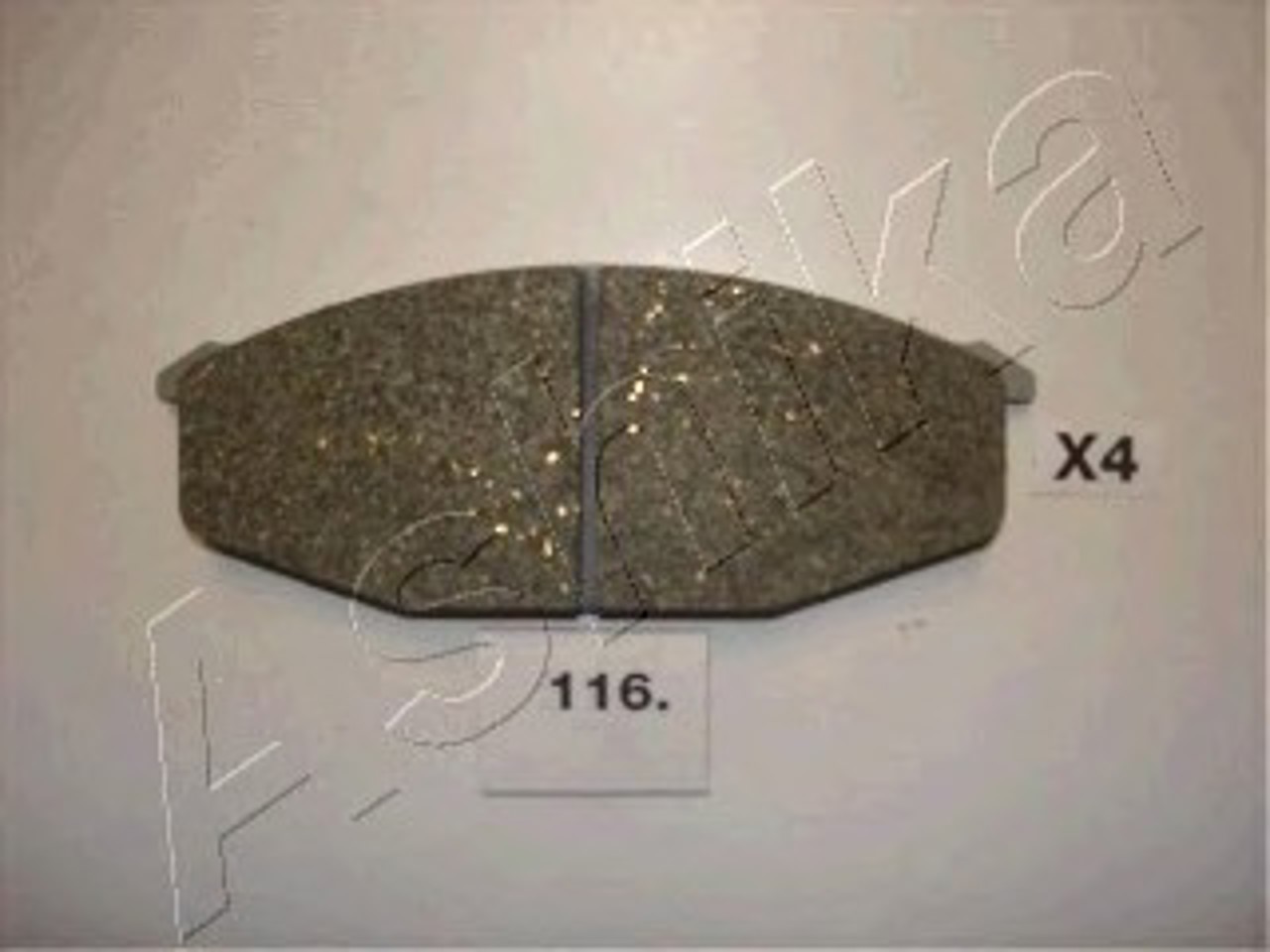 Колодки тормозные дисковые ASHIKA 50-01-116