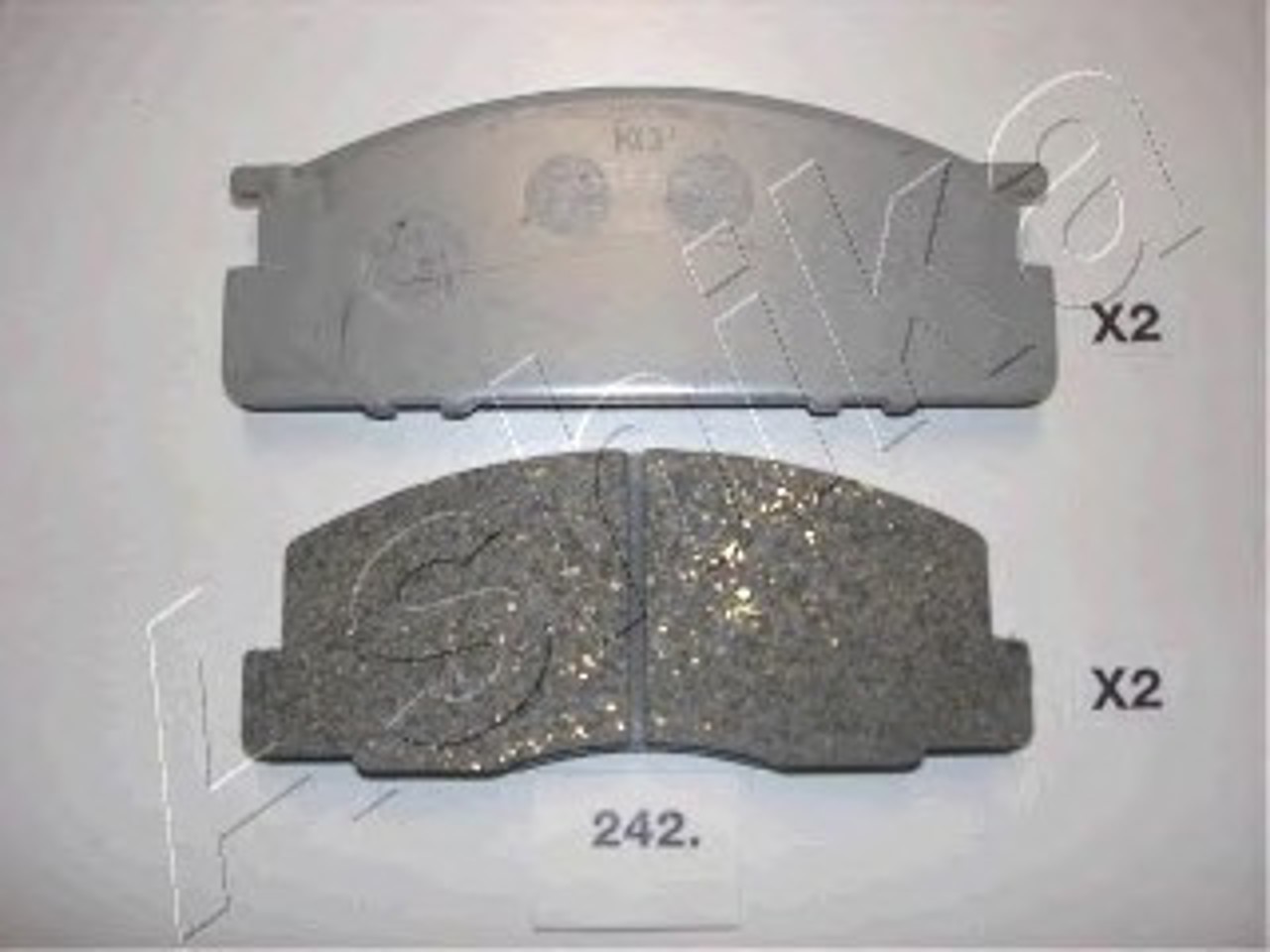Колодки тормозные дисковые ASHIKA 50-02-242