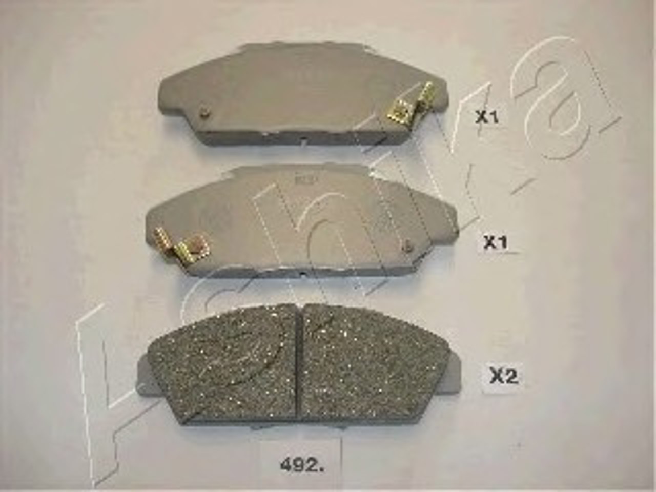 Колодки тормозные дисковые ASHIKA 50-04-492