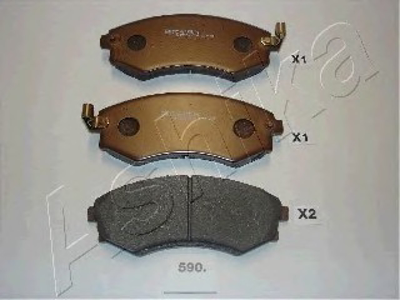 Колодки тормозные дисковые ASHIKA 50-05-590