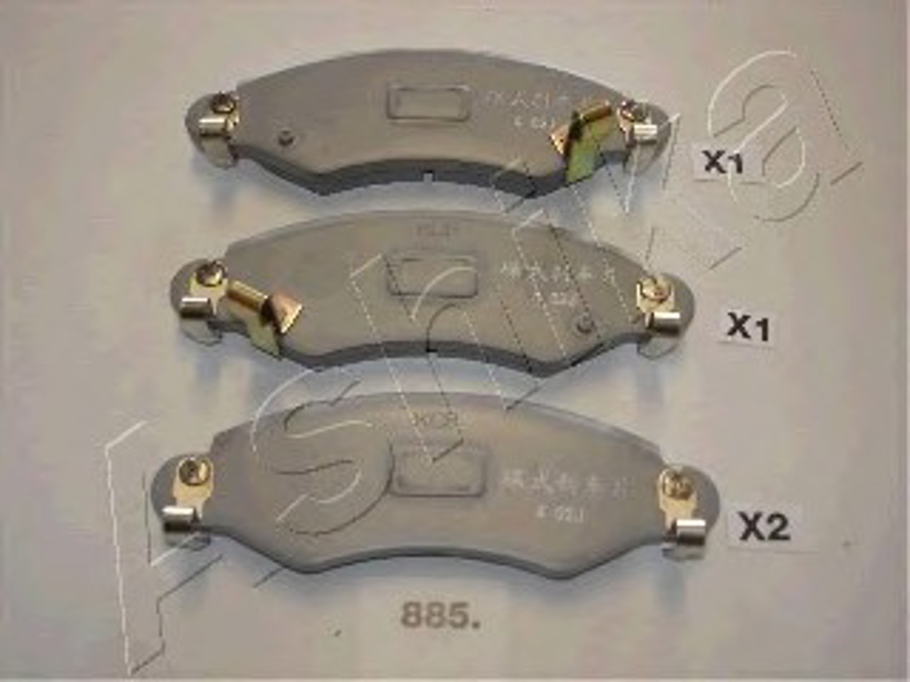 Колодки тормозные дисковые ASHIKA 50-08-885