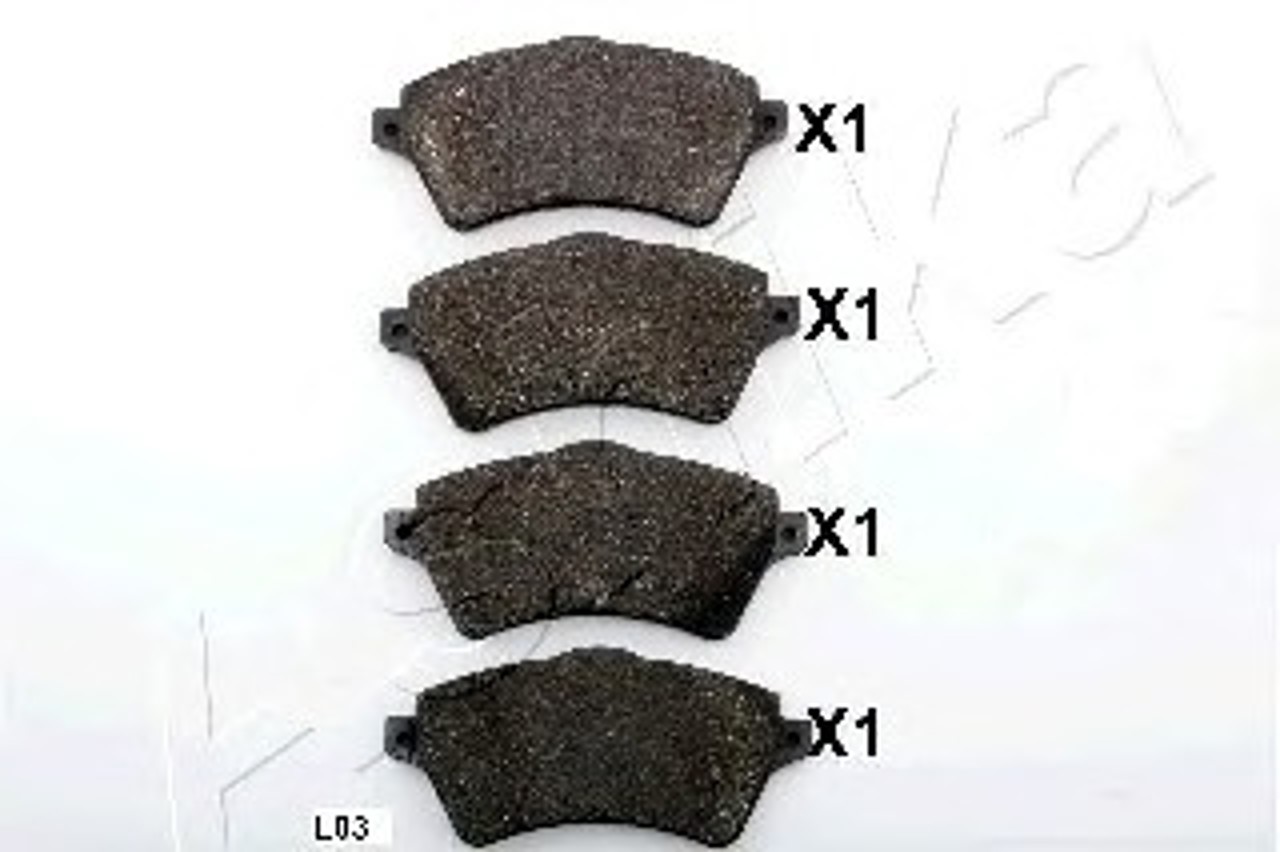 Комплект тормозных колодок дисковый тормоз ASHIKA 50-0L-L03