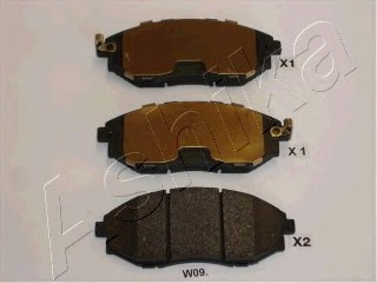 Колодки тормозные дисковые ASHIKA 50-0W-W09