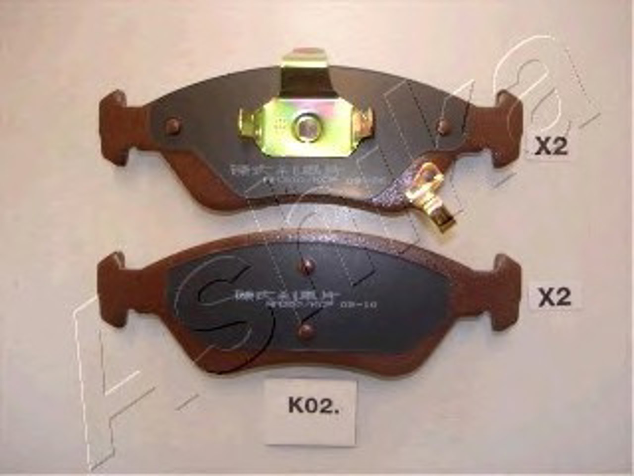 Колодки тормозные дисковые ASHIKA 50-K0-002