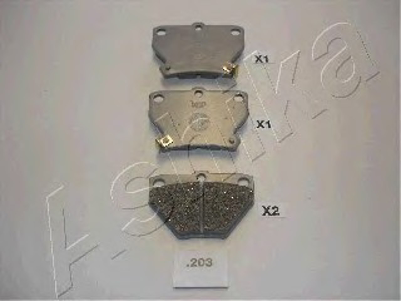 Колодки тормозные дисковые ASHIKA 51-02-203