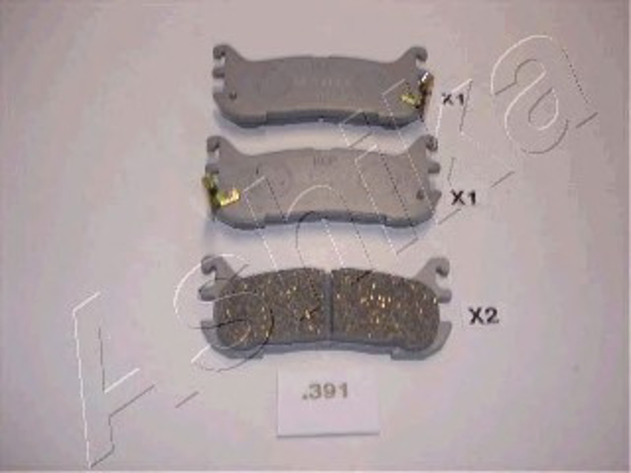 Комплект тормозных колодок дисковый тормоз ASHIKA 51-03-391