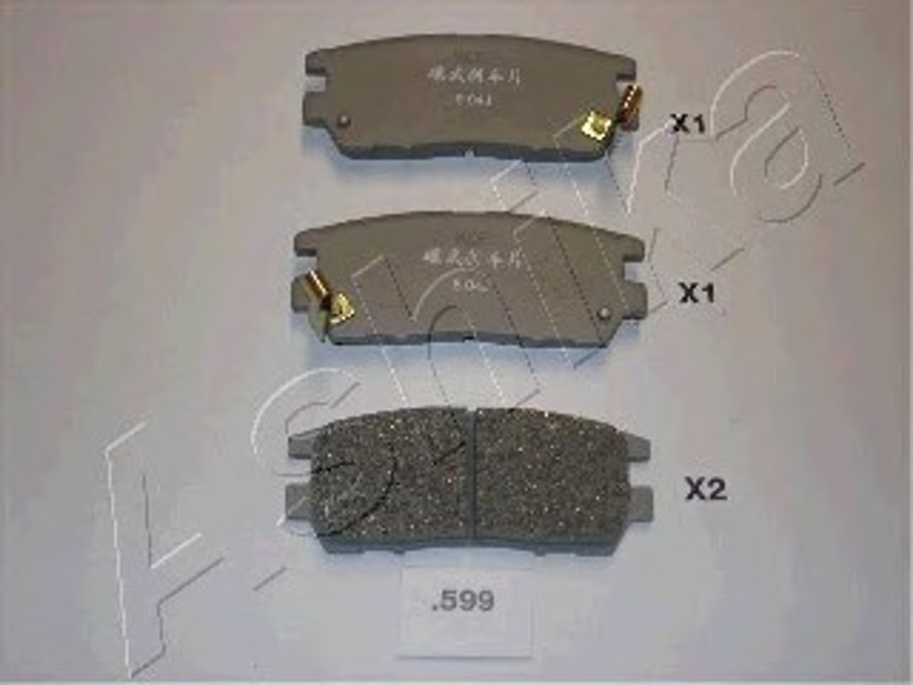 Колодки тормозные дисковые ASHIKA 51-05-599