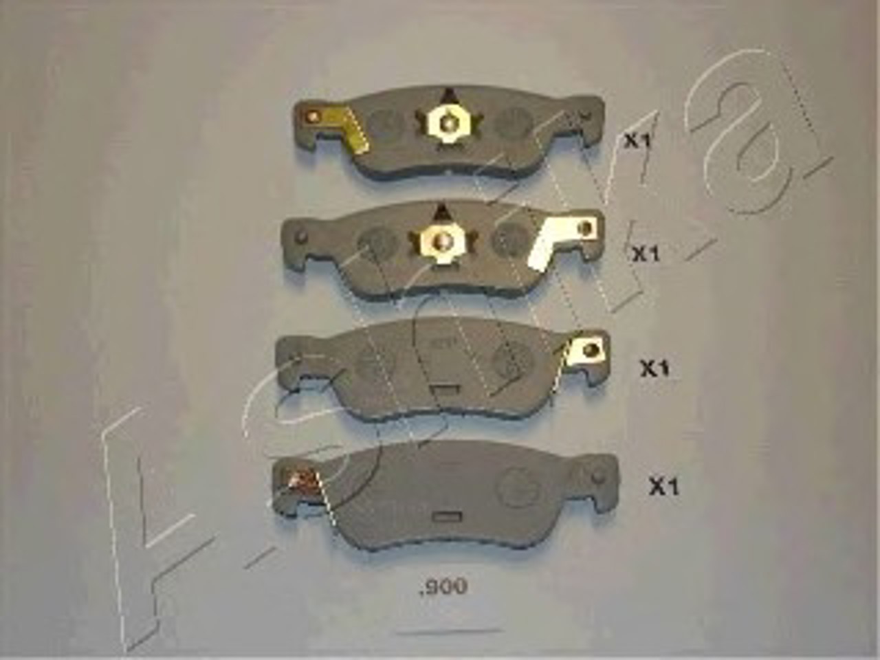 Колодки тормозные дисковые ASHIKA 51-09-900