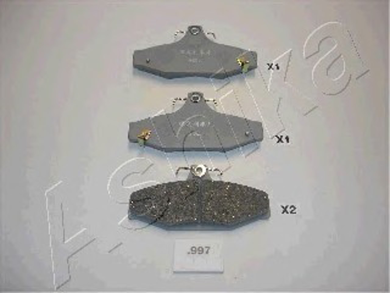 Колодки тормозные дисковые ASHIKA 51-09-997