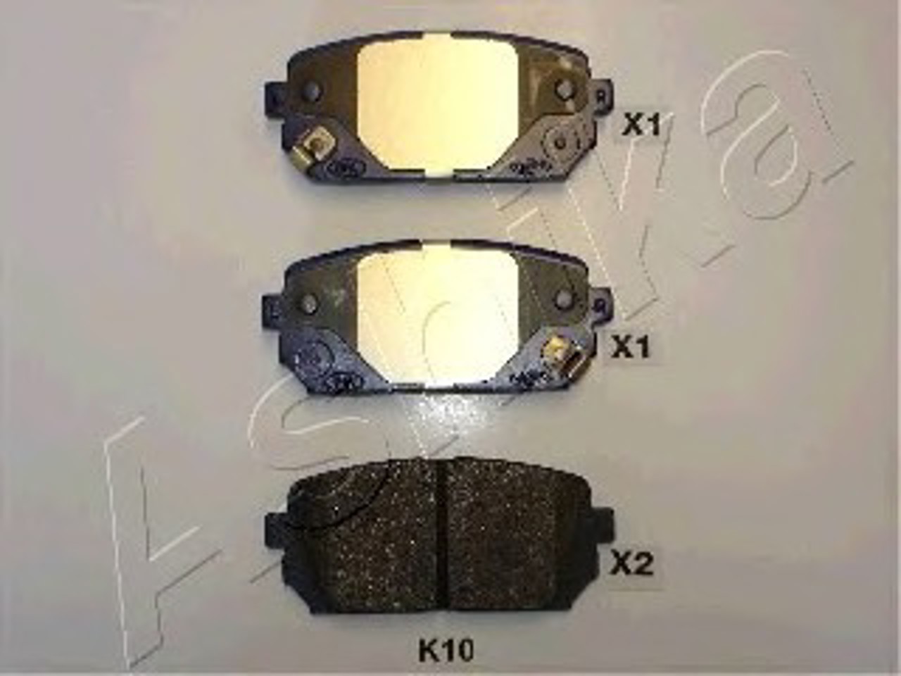 Колодки тормозные дисковые ASHIKA 51-0K-K10