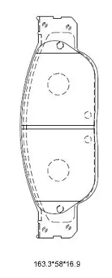 Тормозные колодки ASIMCO KD6771
