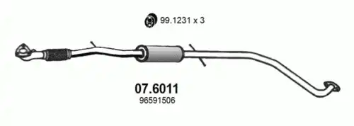 Глушитель ASSO 07.6011