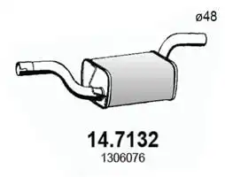 Глушитель ASSO 14.7132