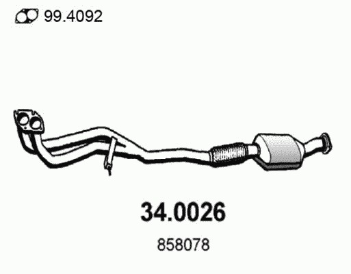 Катализатор ASSO 34.0026