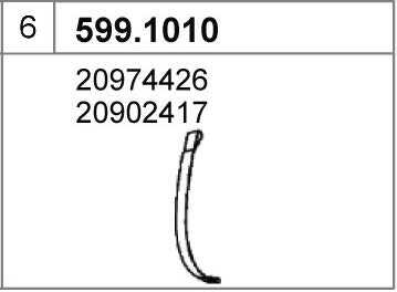 5991010 хомут глушителя ASSO 5991010