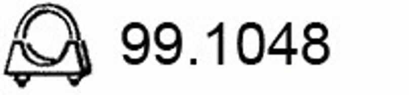 Хомут глушителя ASSO 99.1048