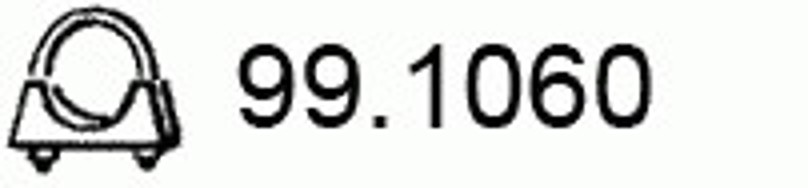 Хомут глушителя ASSO 99.1060