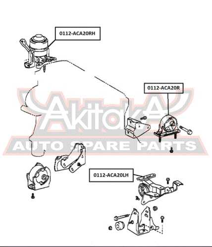 0112aca20rh подушка двигателя правая ASVA 0112ACA20RH