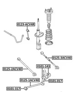 Сайлентблок ASVA 0101-017