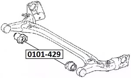Сайлентблок ASVA 0101-429