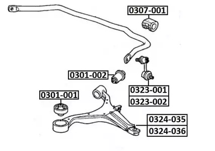 Запчасть ASVA 0301-001