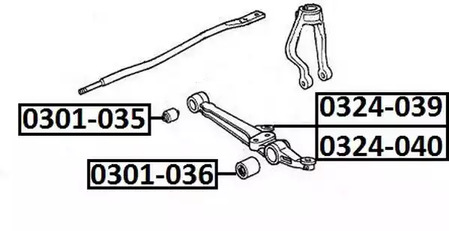 Сайлентблок ASVA 0301-035