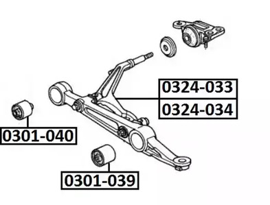 0301-039 ASVA Сайлентблок