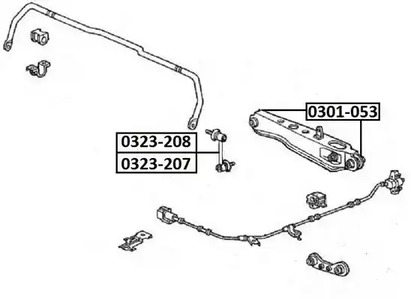 Сайлентблок ASVA 0301-053