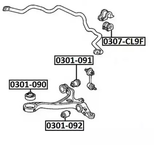 Запчасть ASVA 0301-090