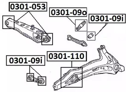 Запчасть ASVA 0301-110