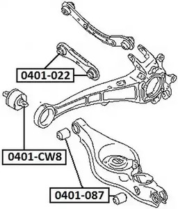 Запчасть ASVA 0401-087