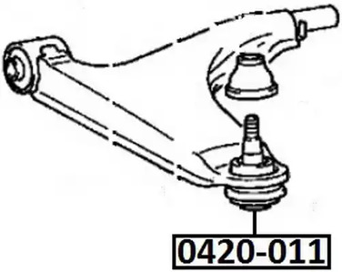 0420-011 MITSUBISHI GALANT 2.0 1992.11> ШАРОВАЯ ОПОРА ASVA 0420-011