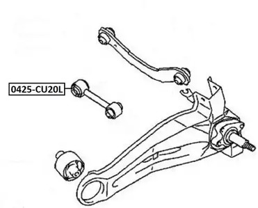 Тяга подвески ASVA 0425-CU20L