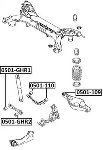 Сайлентблок ASVA 0501-110