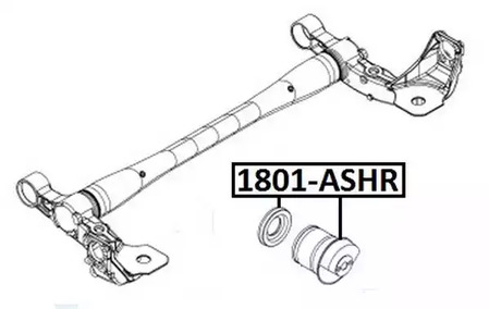 Сайлентблок рычага подвески ASVA 1801-ASHR