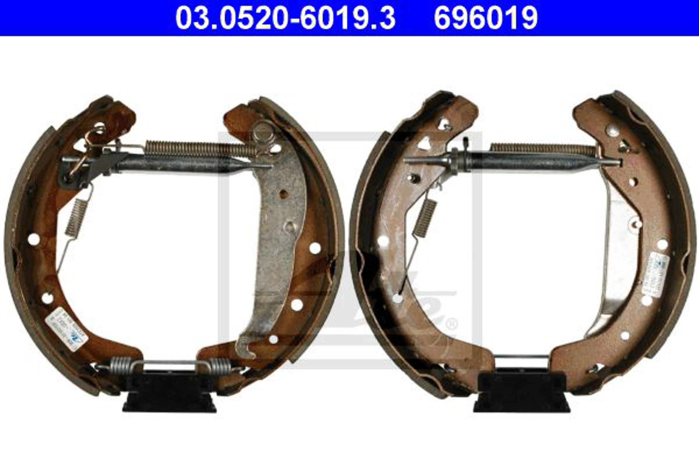 Колодки тормозные барабанные ATE 03.0520-6019.3