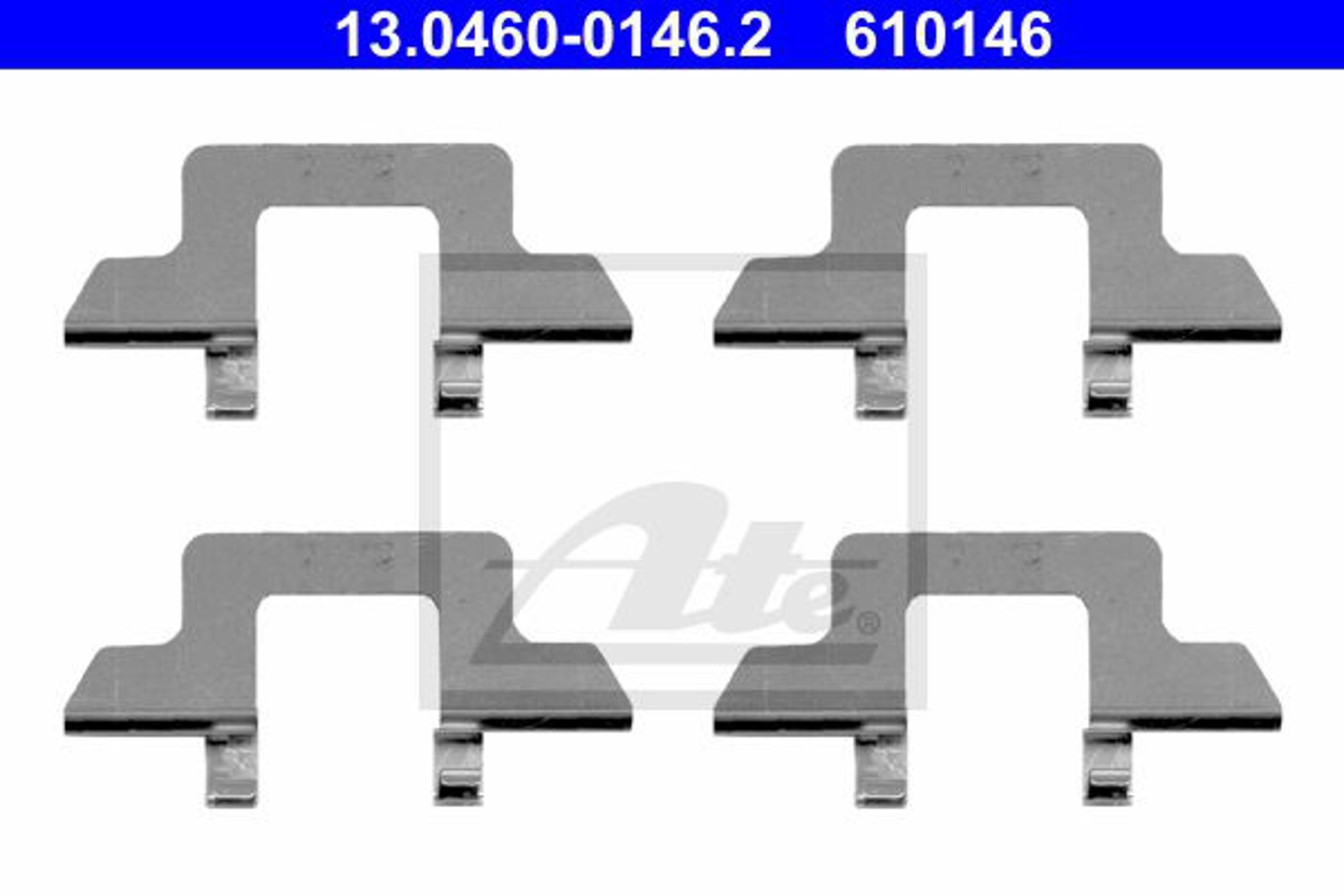 13.0460-0146.2 ATE Комплект монтажный тормозных колодок