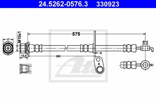 Тормозные трубки ATE 24-5262-0576-3