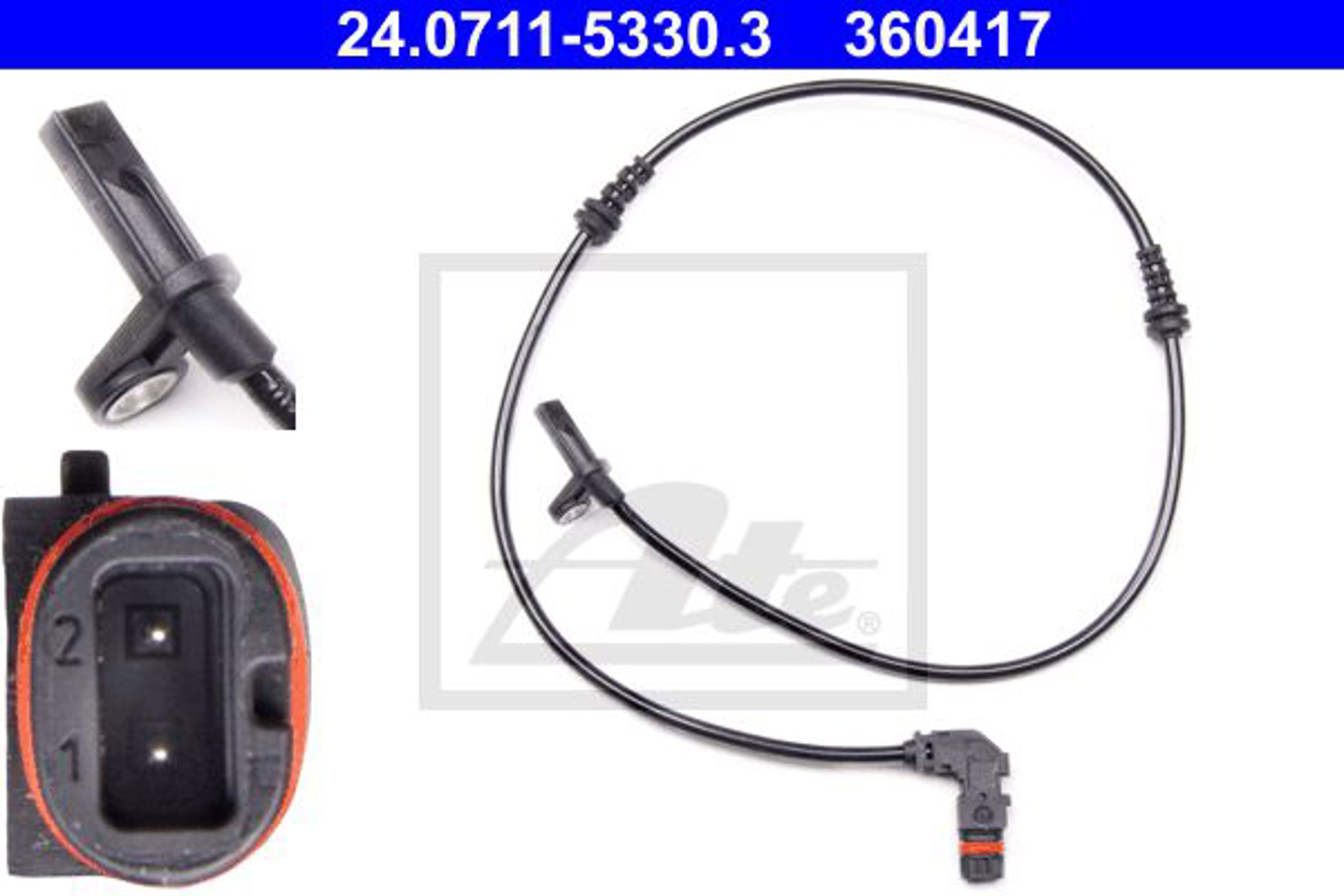 Датчик abs передний mb w204/x204/c204 07-14 ATE 24.0711-5330.3