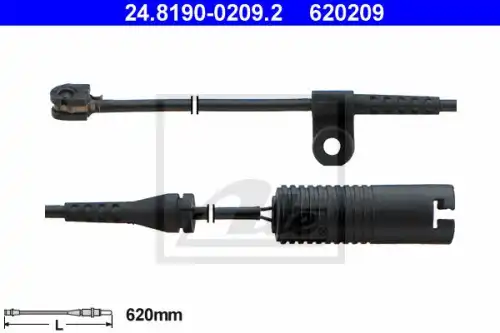 24.8190-0209.2 ATE Тормозной датчик износа колодок