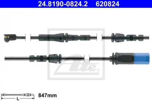 Датчик износа тормозных колодок перед bmw x5 (g05) ATE 24.8190-0824.2
