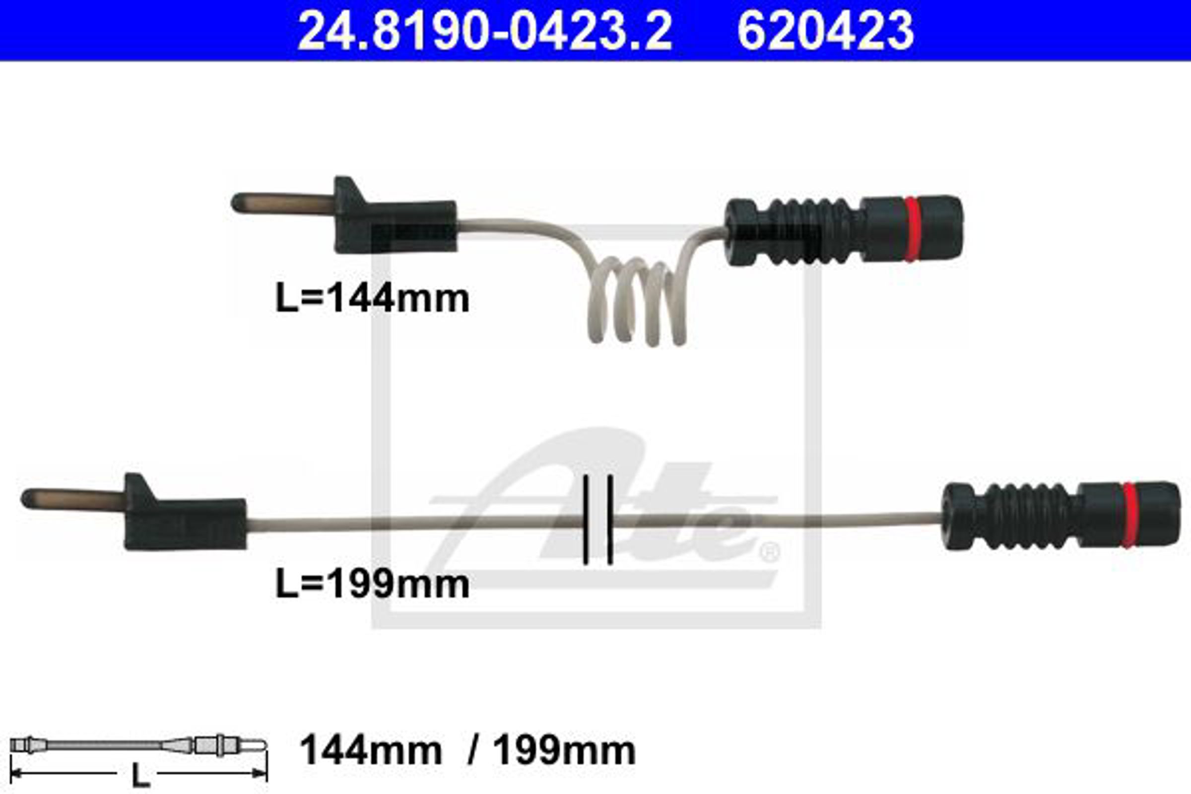 24.8190-0423.2 ATE Датчик износа тормозных колодок