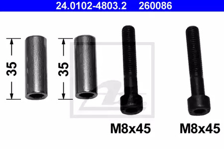 Ремкомплект крепежа суппорта ATE 24.0102-4803.2
