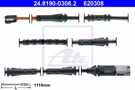 Датчик износа тормозных колодок ATE 24.8190-0308.2