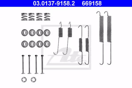 Комплектующие тормозной колодки ATE 03.0137-9158.2