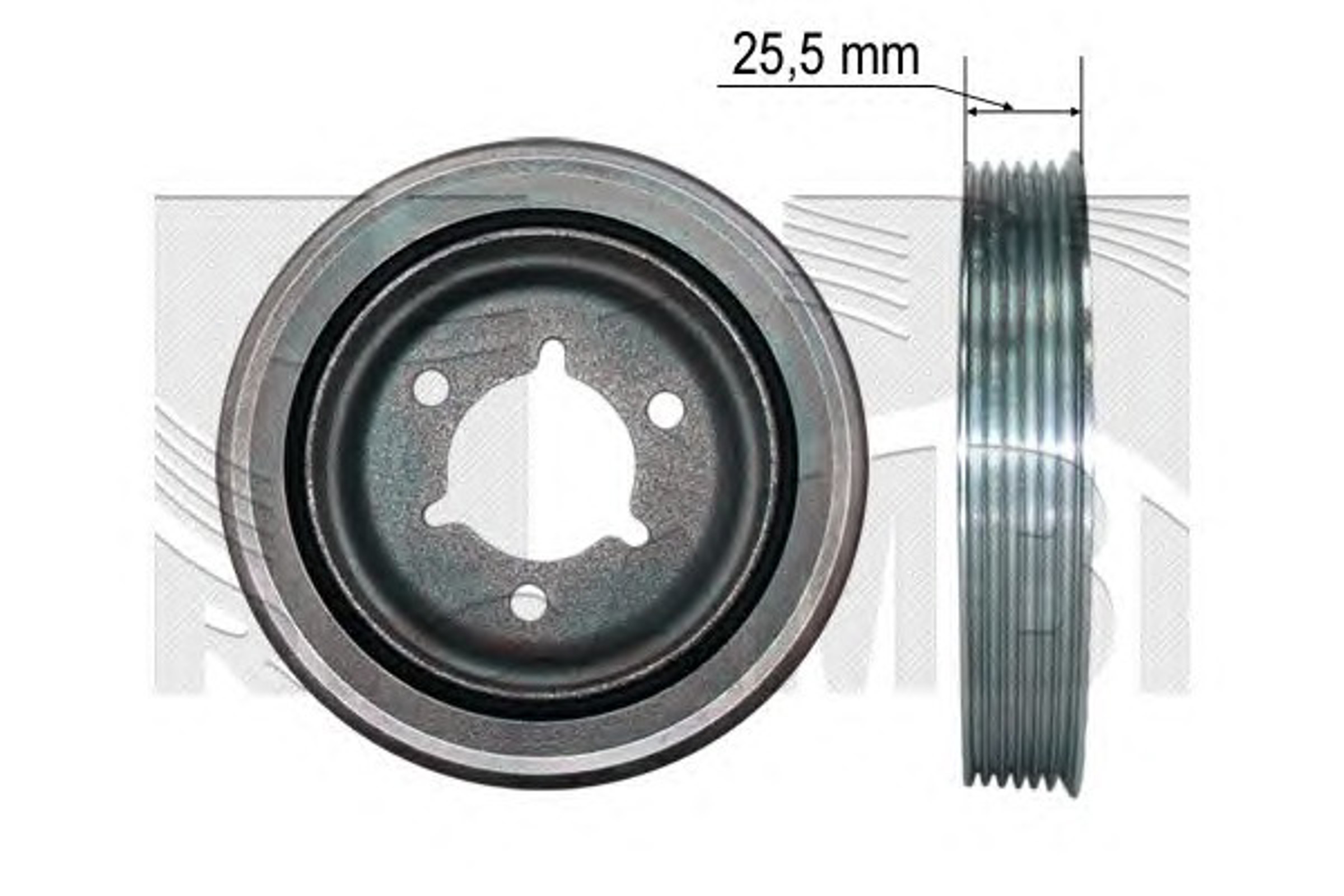 Шкив коленвала AUTOTEAM A06556