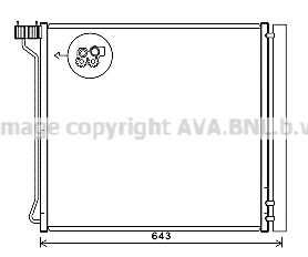 Фото 1 BW5474D AVA QUALITY COOLING Радиатор кондиционера